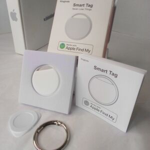 Kingbedo Smart Air Tag with Keyring For Apple Devices